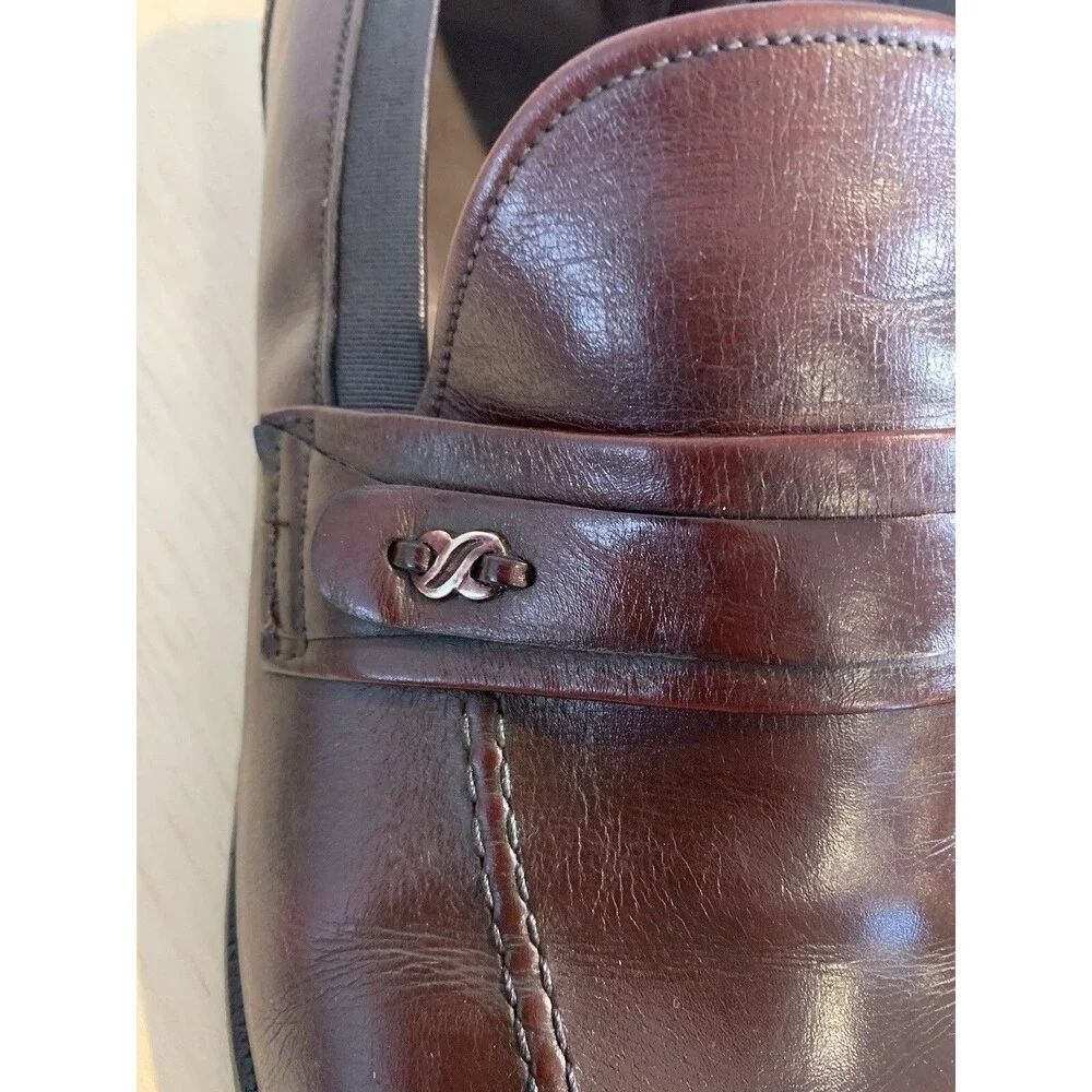 E.T. Wright Men's Burgundy Dress Loafers US Mens sz. 13AAA